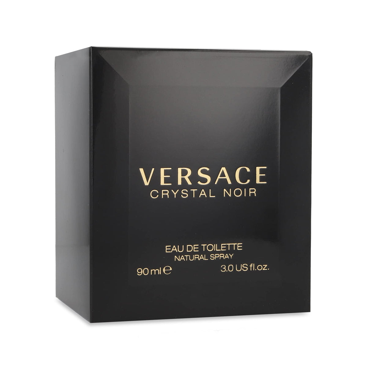 Versace Crystal Noir 3 Fl Oz spray bottle side view