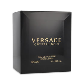 Versace Crystal Noir 3 Fl Oz spray bottle side view