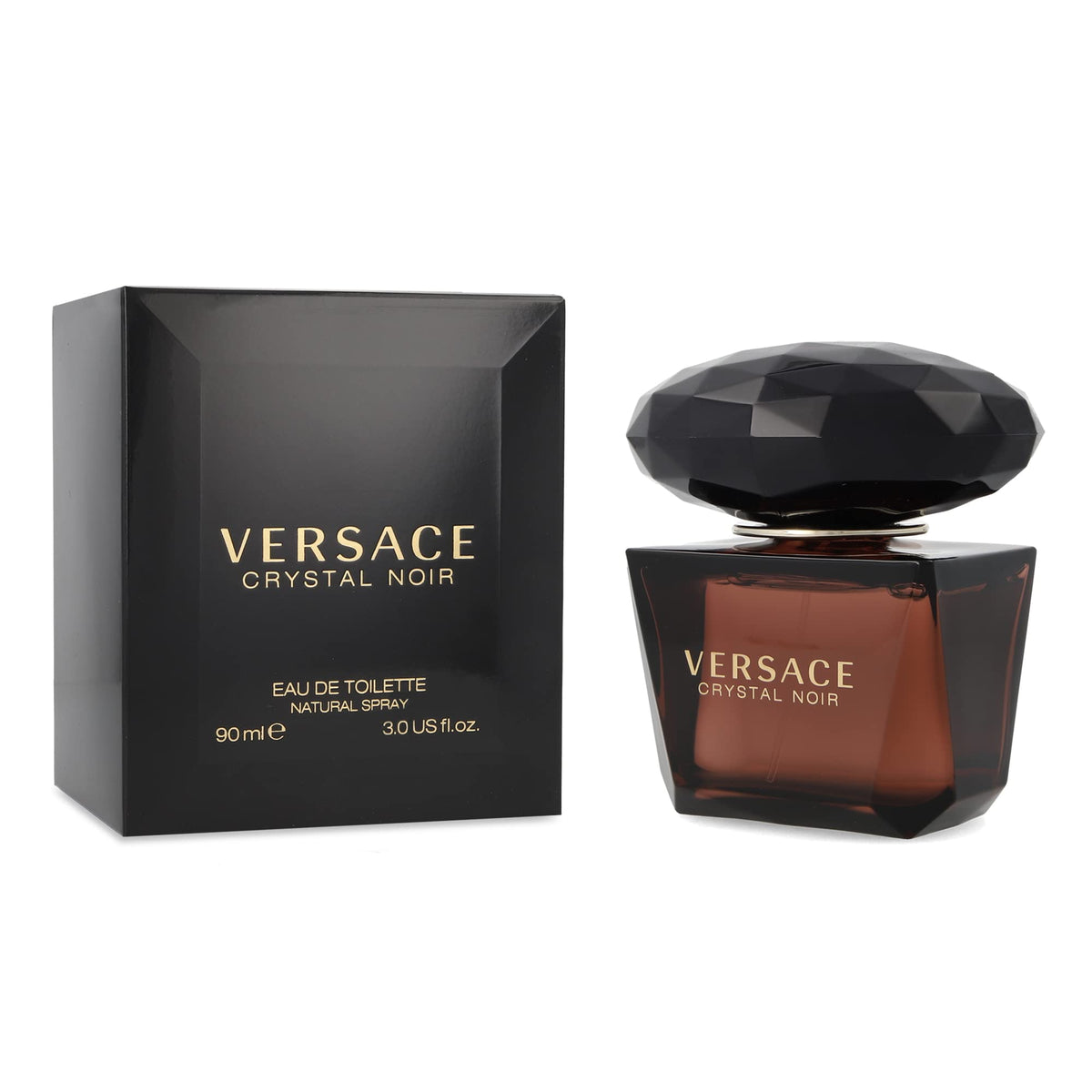 Versace Crystal Noir Eau de Toilette 3 Fl Oz front view