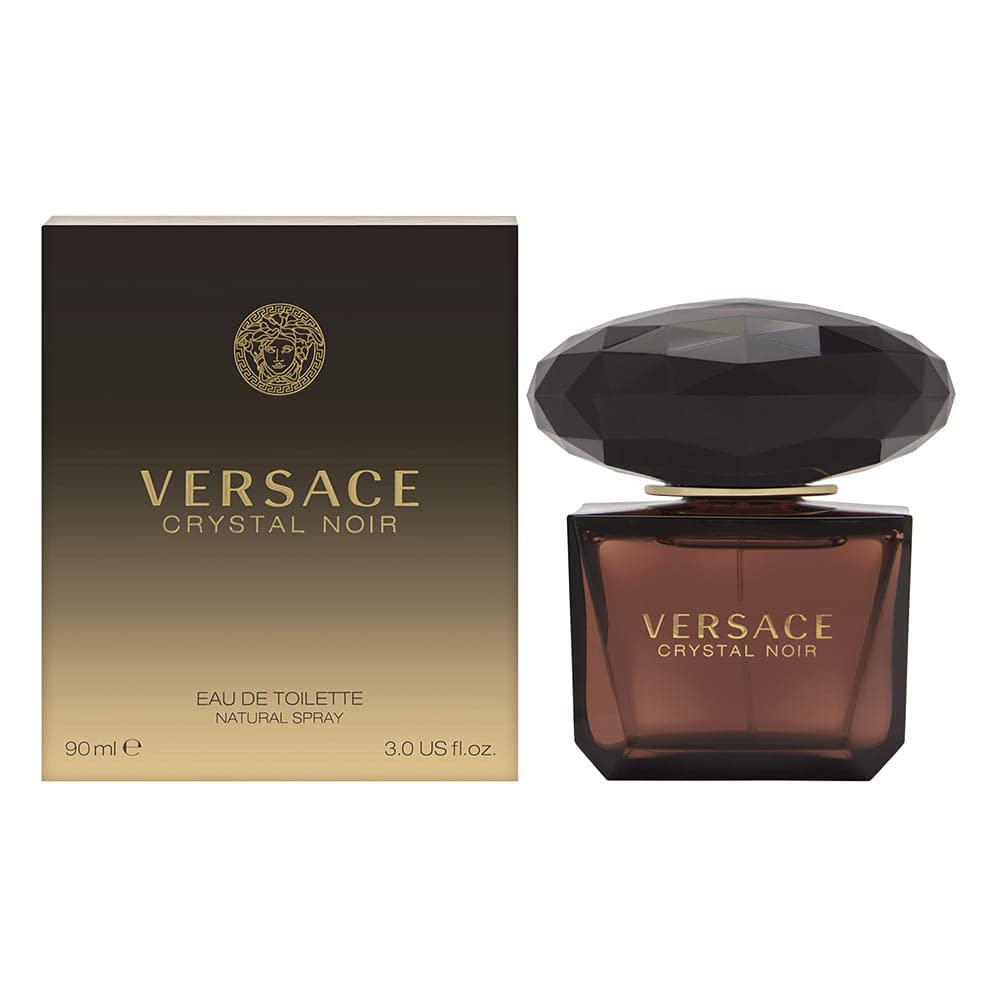 Versace Crystal Noir Eau de Toilette Spray 3.0 oz front view