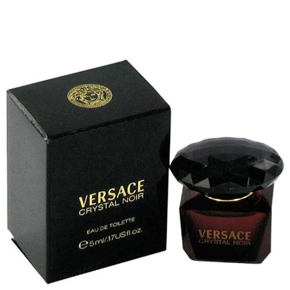 Versace Crystal Noir Mini Eau de Toilette 0.17 oz front view