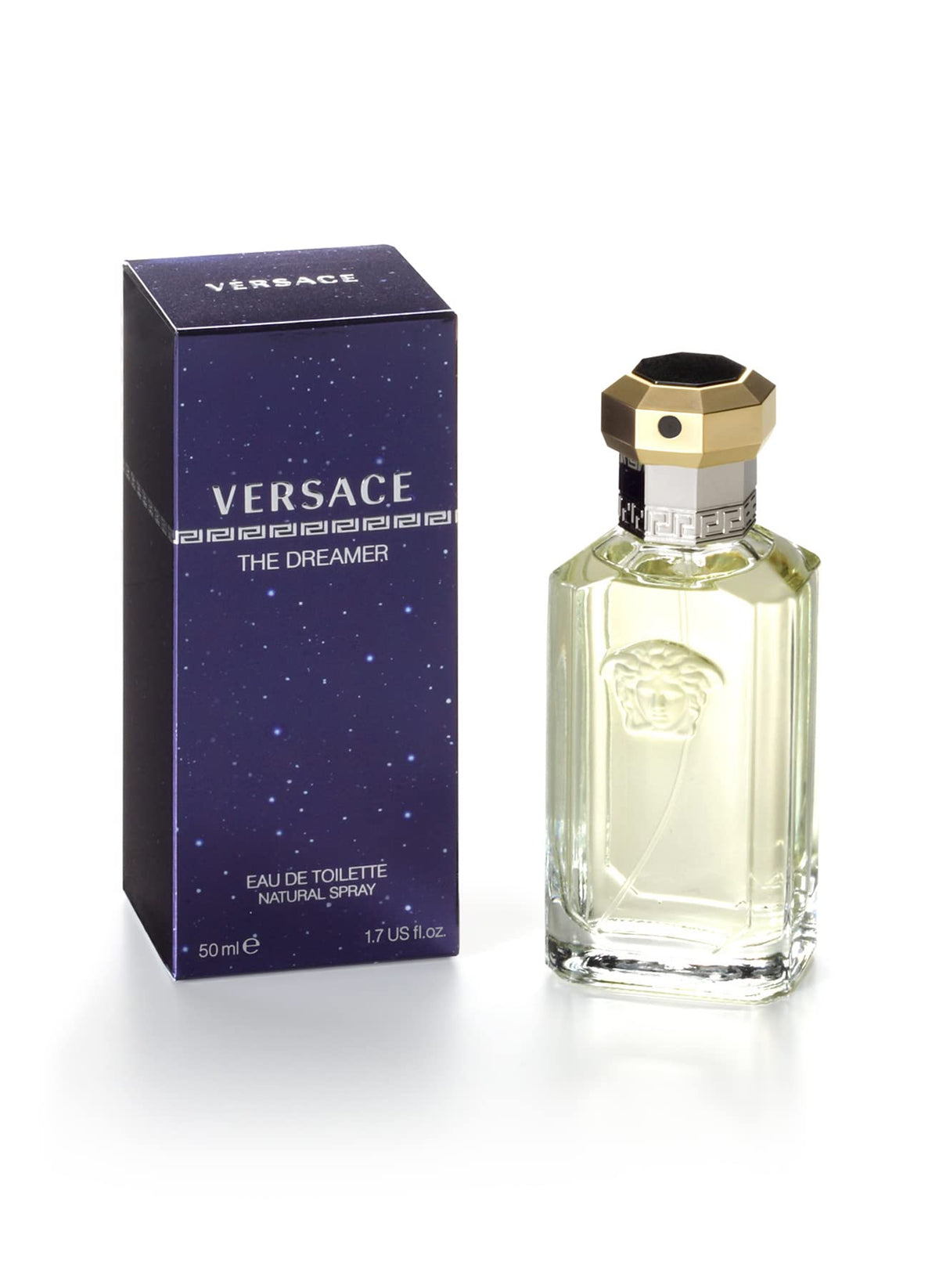 Versace Dreamer Eau de Toilette on a grooming table