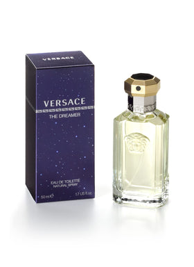 Versace Dreamer Eau de Toilette on a grooming table