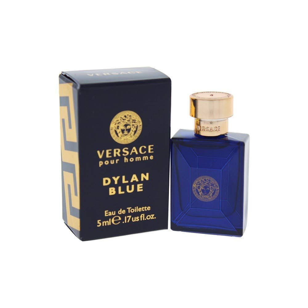 Versace Dylan Blue Mini Eau de Toilette bottle with cap