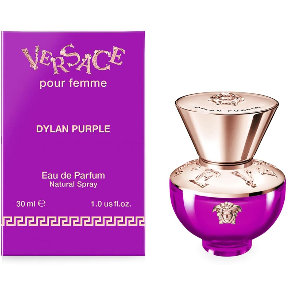 Versace Dylan Purple 1.0 oz Eau de Parfum Spray bottle front view