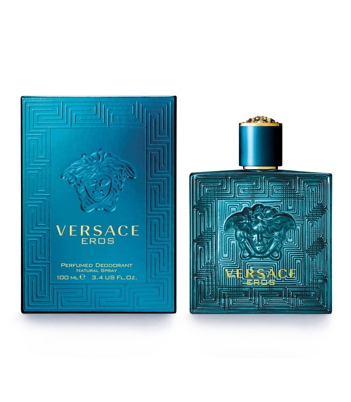 Versace Eros 3.4 oz Perfumed Deodorant Spray front view