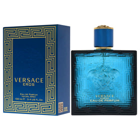 Versace Eros Eau de Parfum Spray 3.4 oz lifestyle shot