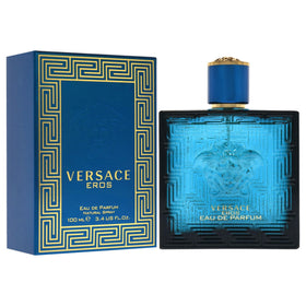 Versace Eros Eau de Parfum Spray 3.4 oz packaging