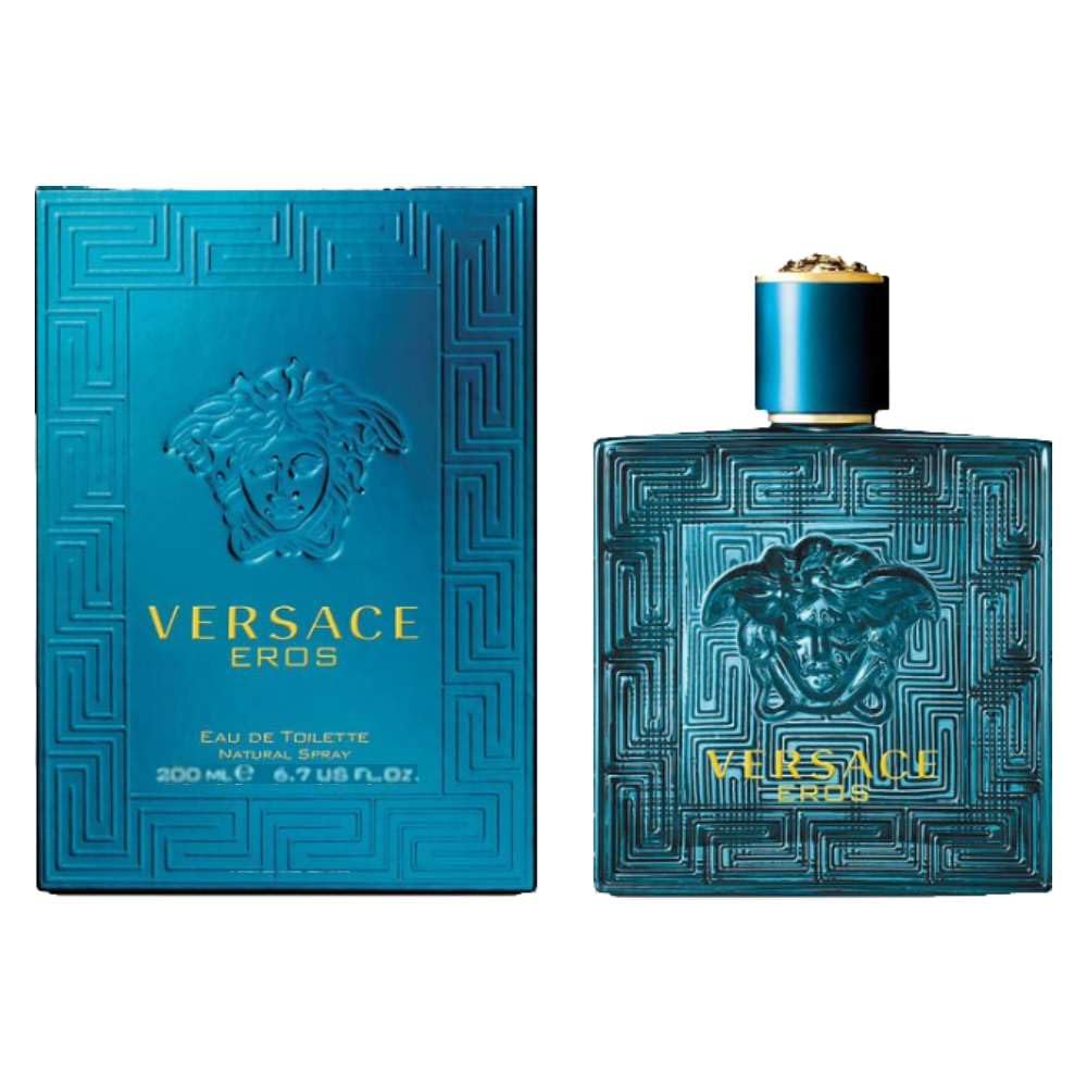 Versace Eros Eau de Toilette Spray 6.7 oz front view