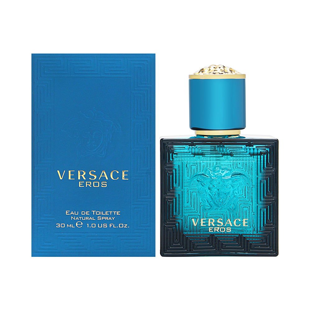 Versace Eros Eau de Toilette Spray for Men 1.0 oz front view