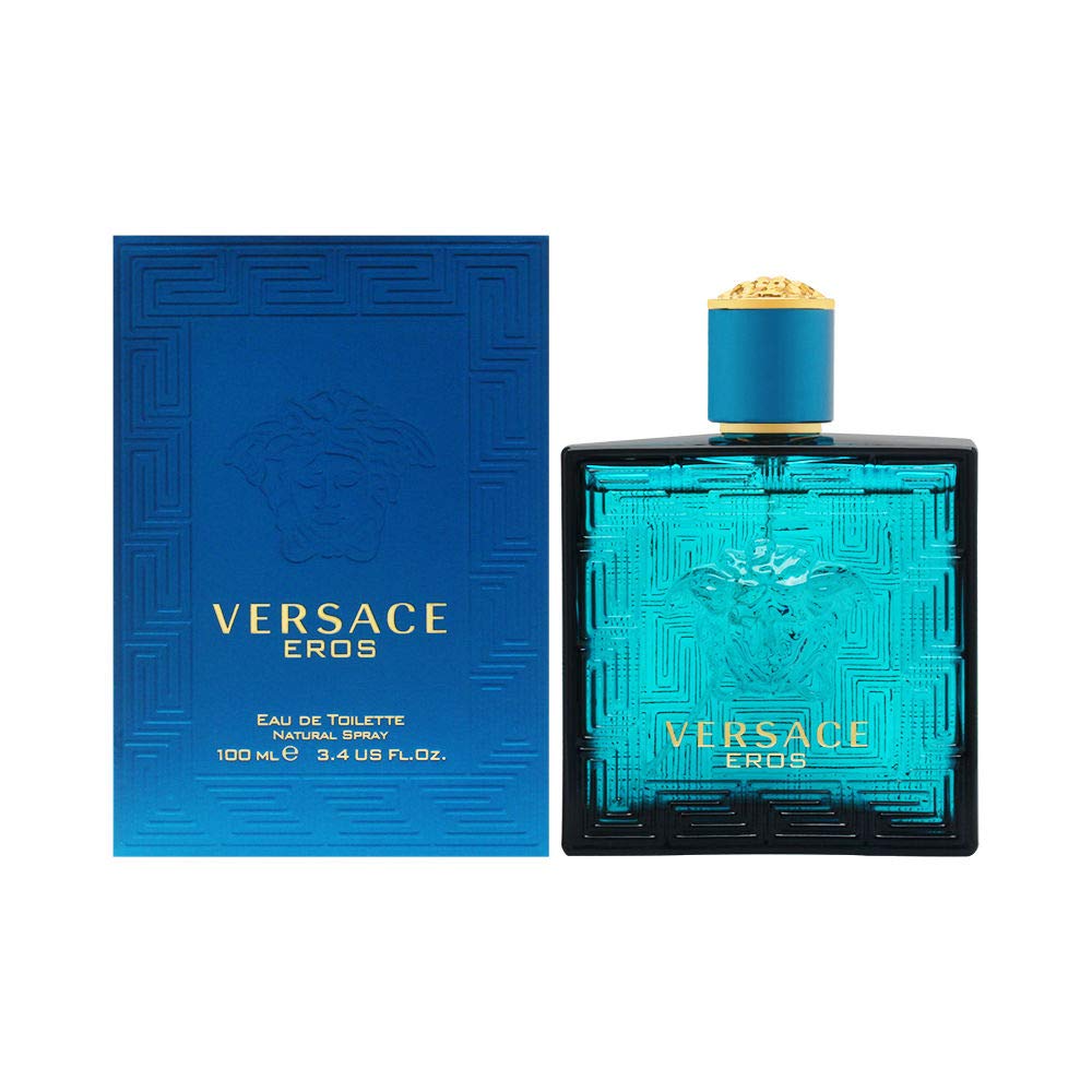 Versace Eros Eau de Toilette Spray for Men 3.4 oz front view