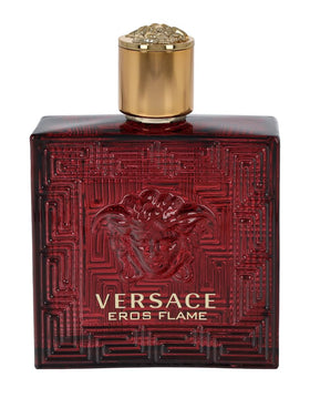 Versace Eros Flame After Shave 100 ml glass bottle back view