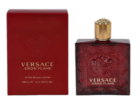 Versace Eros Flame After Shave 100 ml glass bottle front view