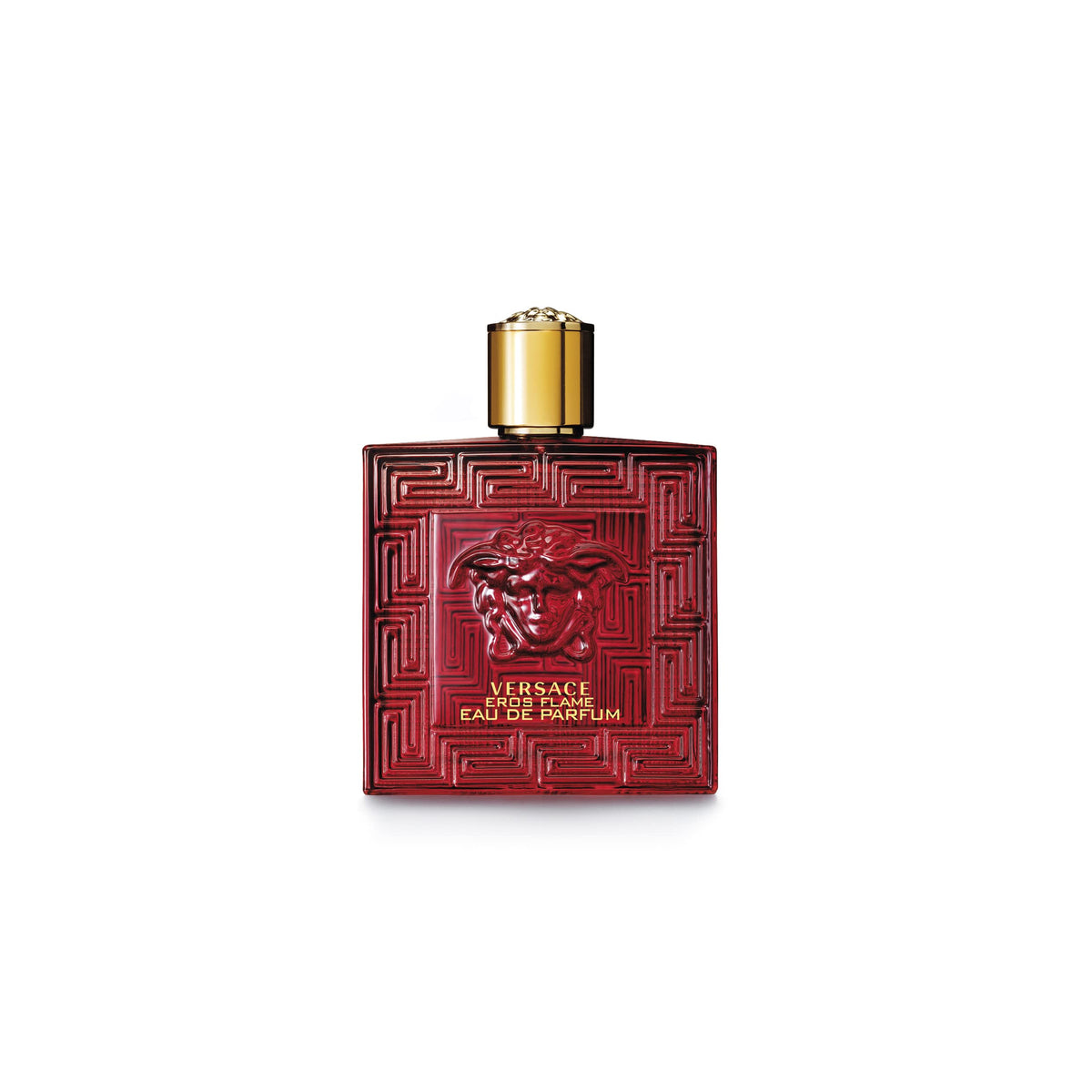 Versace Eros Flame bottle side view