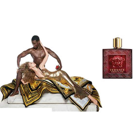 Versace Eros Flame Eau de Parfum in lifestyle setting