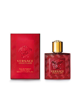 Versace Eros Flame Eau de Parfum Spray for Men 1.7 oz bottle with packaging
