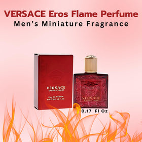 Versace Eros Flame Mini EDP Splash 0.17 Ounce side view