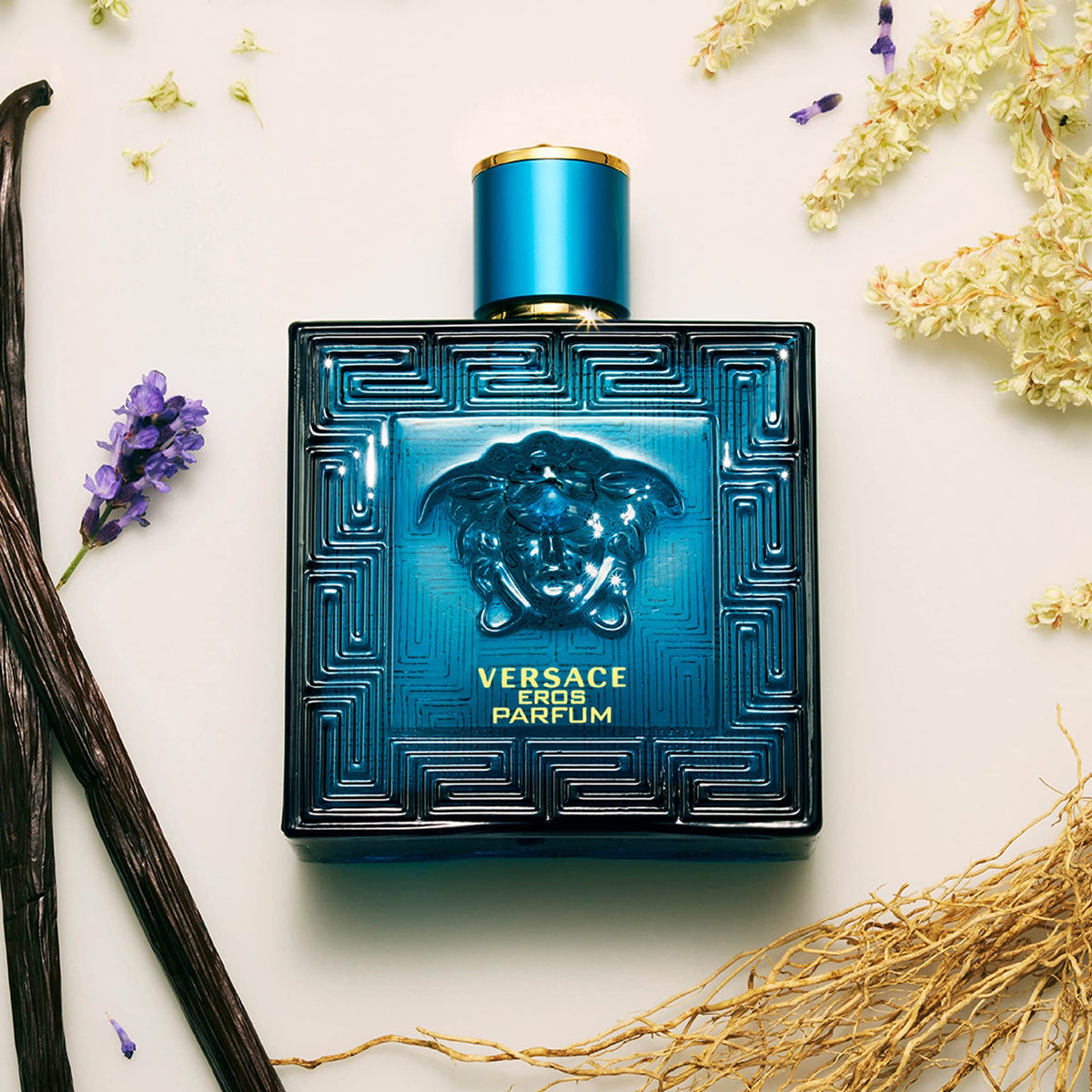 Versace Eros for Men packaging box with logo