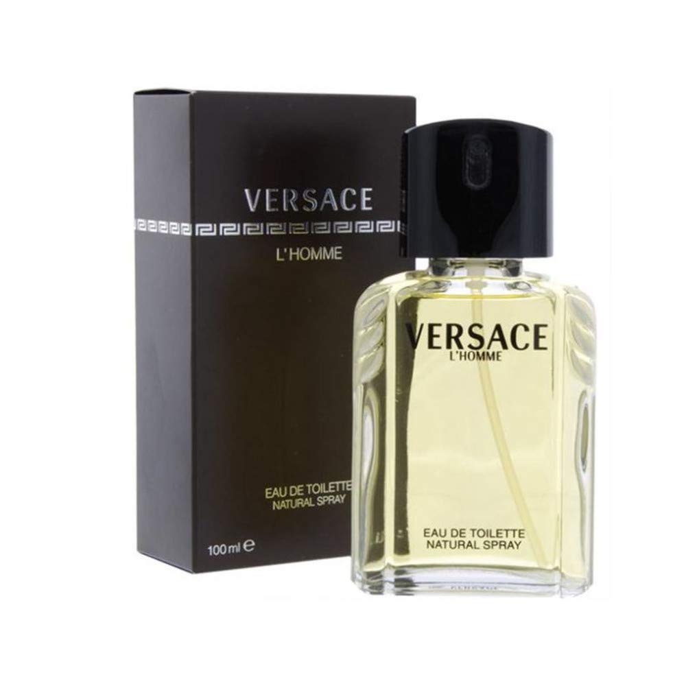 Versace L'Homme Eau de Toilette Spray 3.4 oz front view