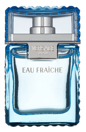 Versace Man Eau Fraiche 0.17 Ounce front view with packaging