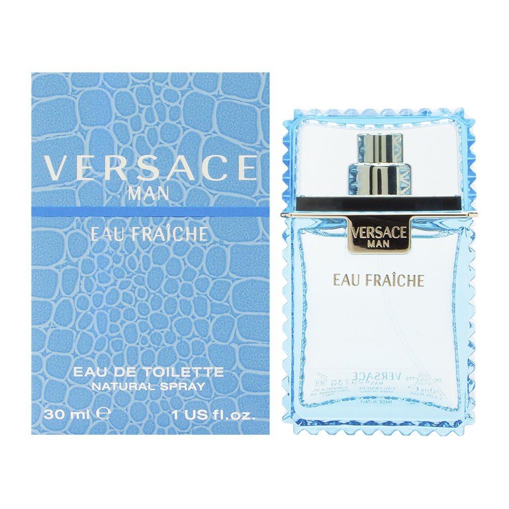 Versace Man Eau Fraiche 1 oz Eau de Toilette Spray bottle front view