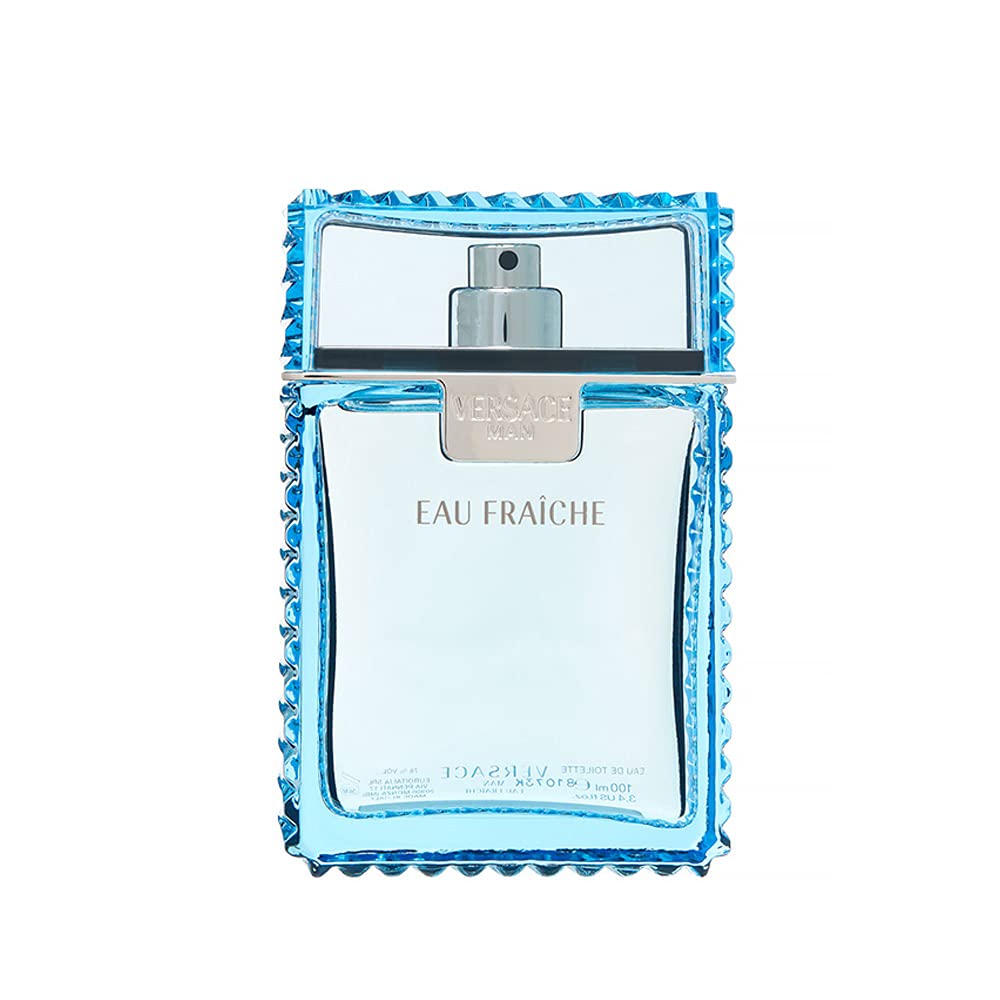 Versace Man Eau Fraiche 3.4 oz Eau de Toilette Spray packaging