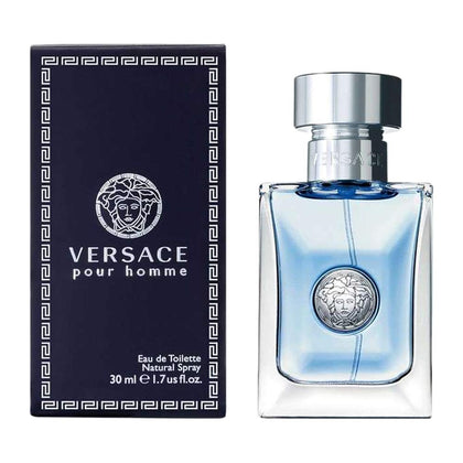 Versace Pour Homme Eau de Toilette 100ml front view with elegant packaging
