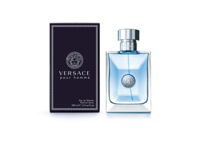 Versace Pour Homme Eau De Toilette bottle with packaging