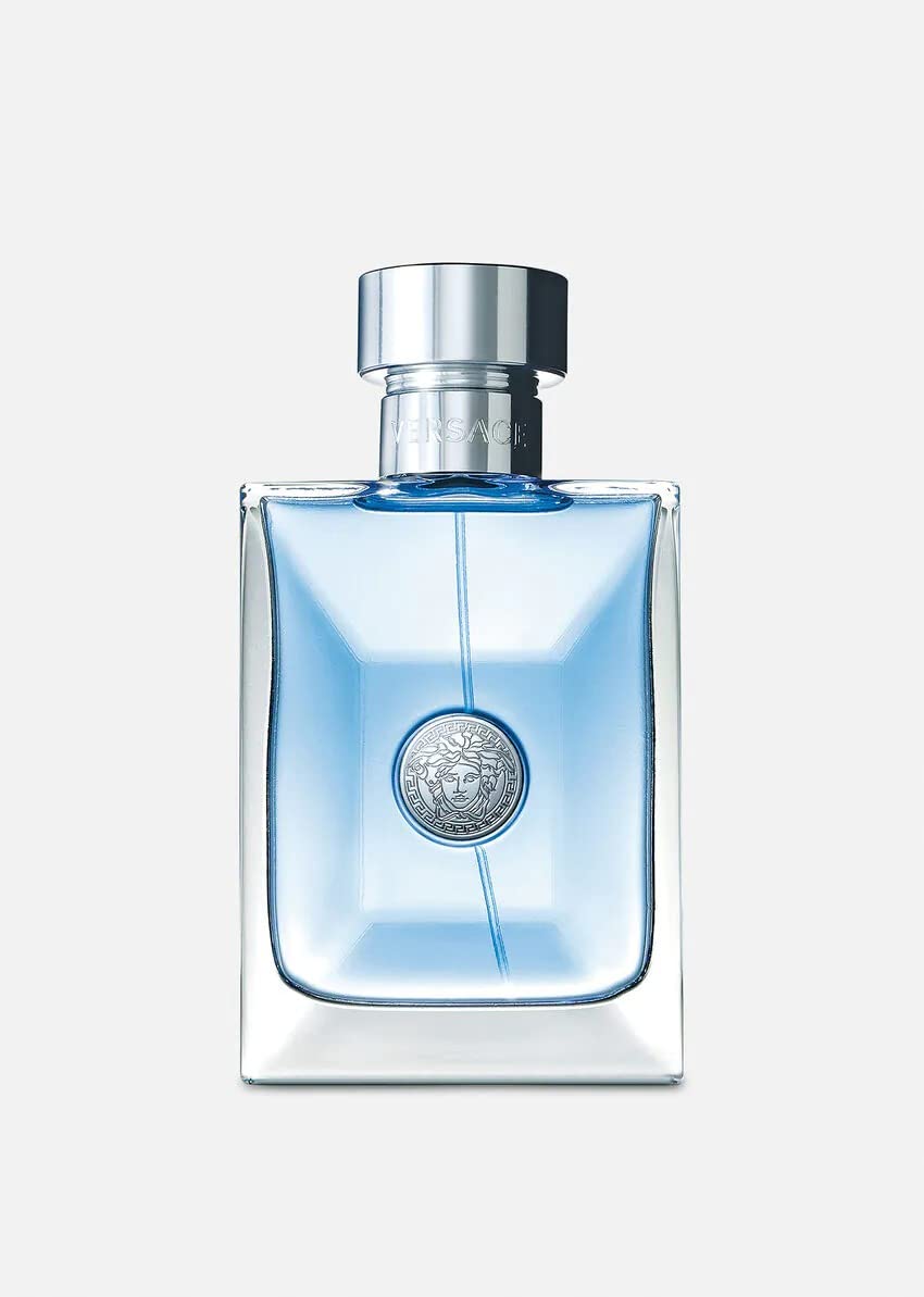 Versace Pour Homme Eau de Toilette Spray 3.4 oz bottle side view