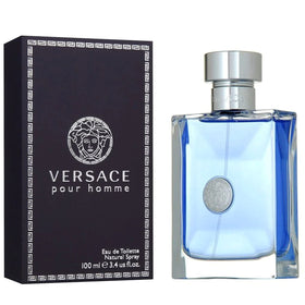 Versace Pour Homme Eau de Toilette Spray 3.4 oz bottle with cap