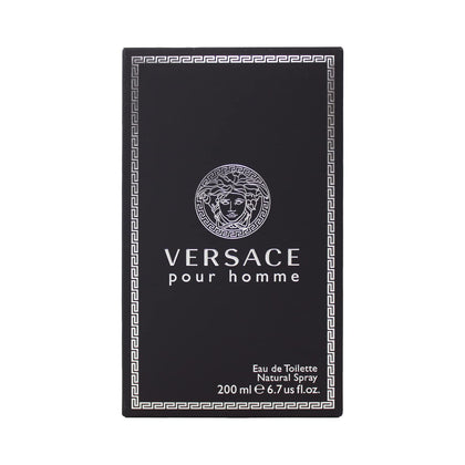 Versace Pour Homme Eau de Toilette Spray 6.7 oz front view