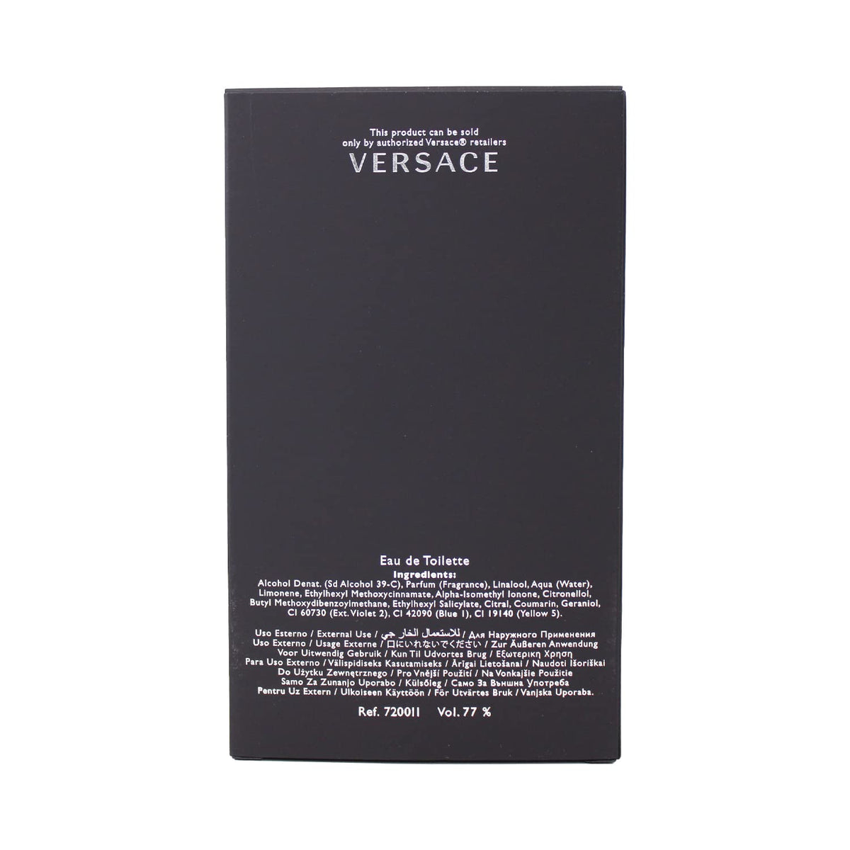Versace Pour Homme Eau de Toilette Spray 6.7 oz side view