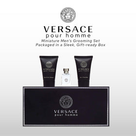 Versace Pour Homme Hair & Body Shampoo 0.8 oz bottle