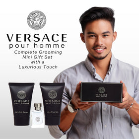 Versace Pour Homme Mini Gift Set packaging