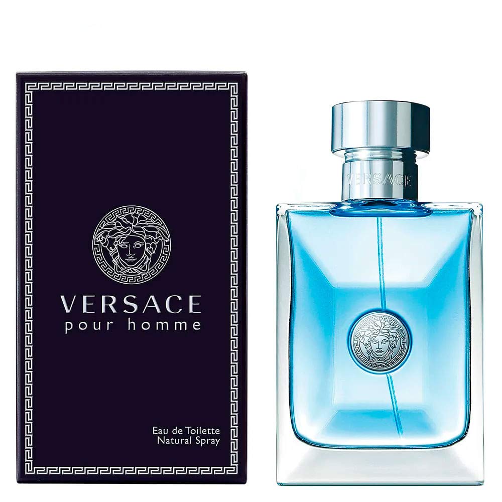 Versace Pour Homme packaging with elegant design
