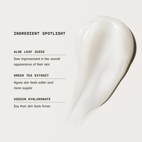 Versed Dew Point Gel Moisturizer application on skin