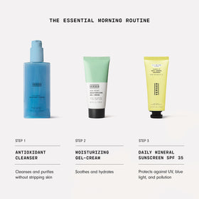Versed Dew Point Gel Moisturizer side view showing container