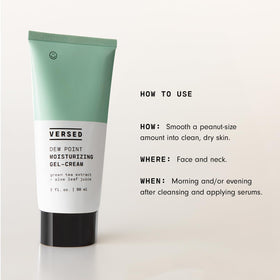Versed Dew Point Gel Moisturizer texture close-up