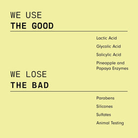 Versed Doctor's Visit Skin Resurfacing Face Mask ingredients list