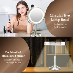 VESAUR mirror with 360-degree swivel feature