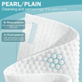 VETYUND Disposable Face Towels 600 Count stacked towels