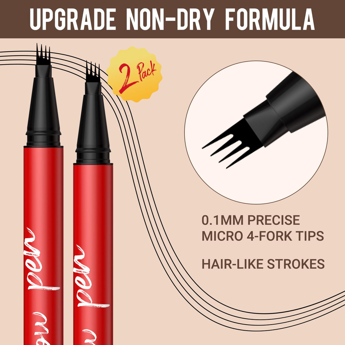 Vevivia Beauty Eyebrow Pencil in use on brows