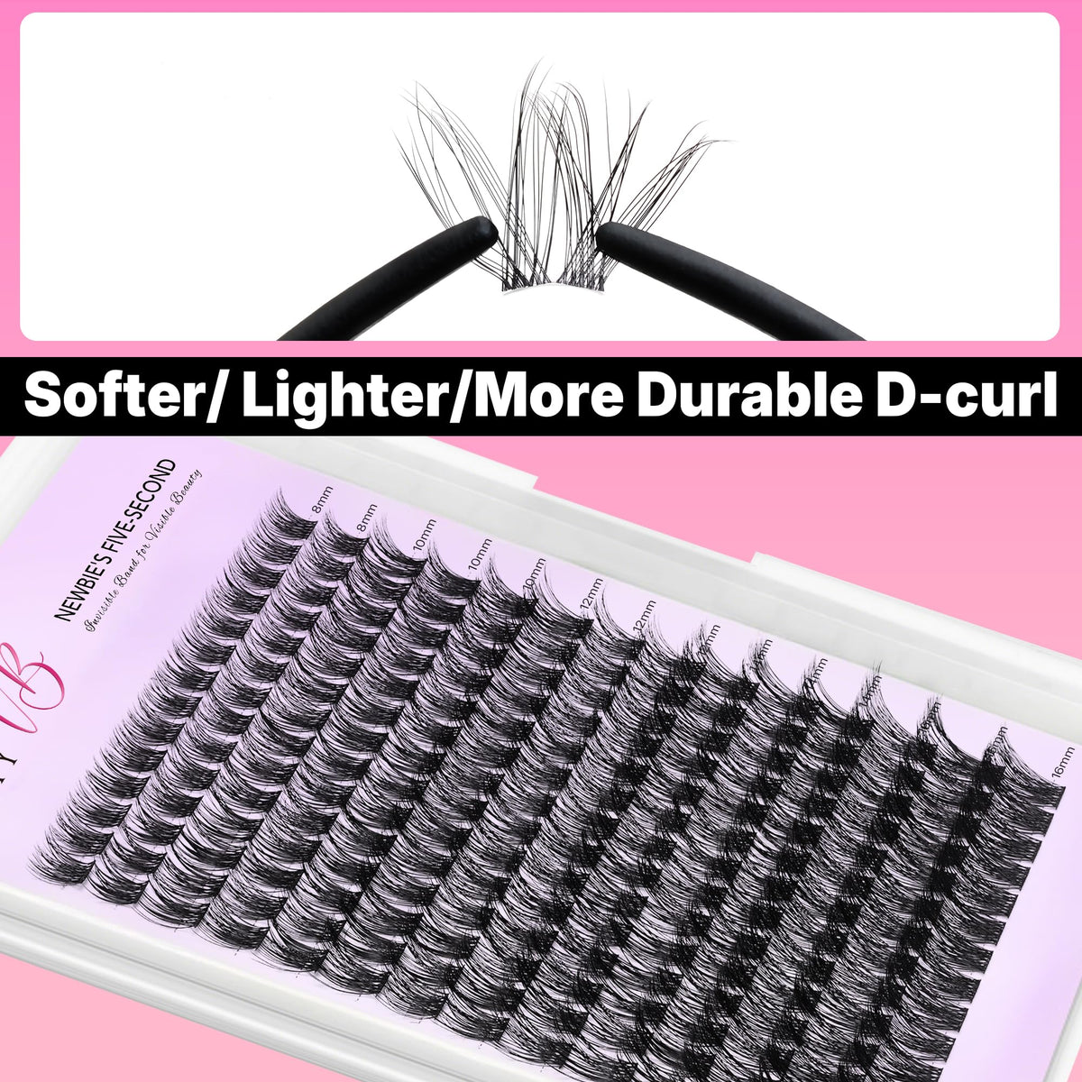 VEYESBEAUTY Boldeye Lash Clusters Kit packaging