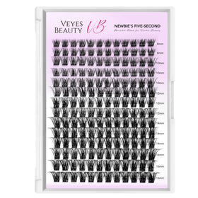 VEYESBEAUTY Bomb Lash Clusters mix of fluffy lashes