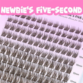 VEYESBEAUTY Brown Lash Clusters Kit packaging