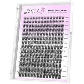 VEYESBEAUTY Dreamy Lash Clusters 8-16mm front view