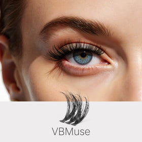 VEYESBEAUTY Lash Clusters 14mm packaging with product details