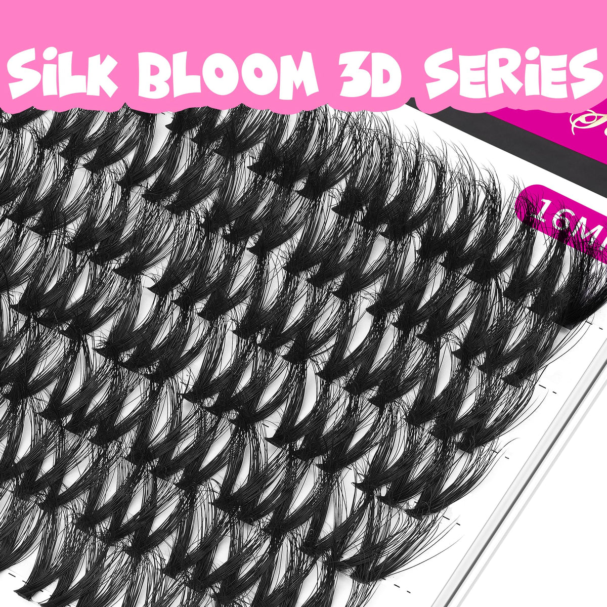 VEYESBEAUTY Lash Clusters 16mm packaging with product details