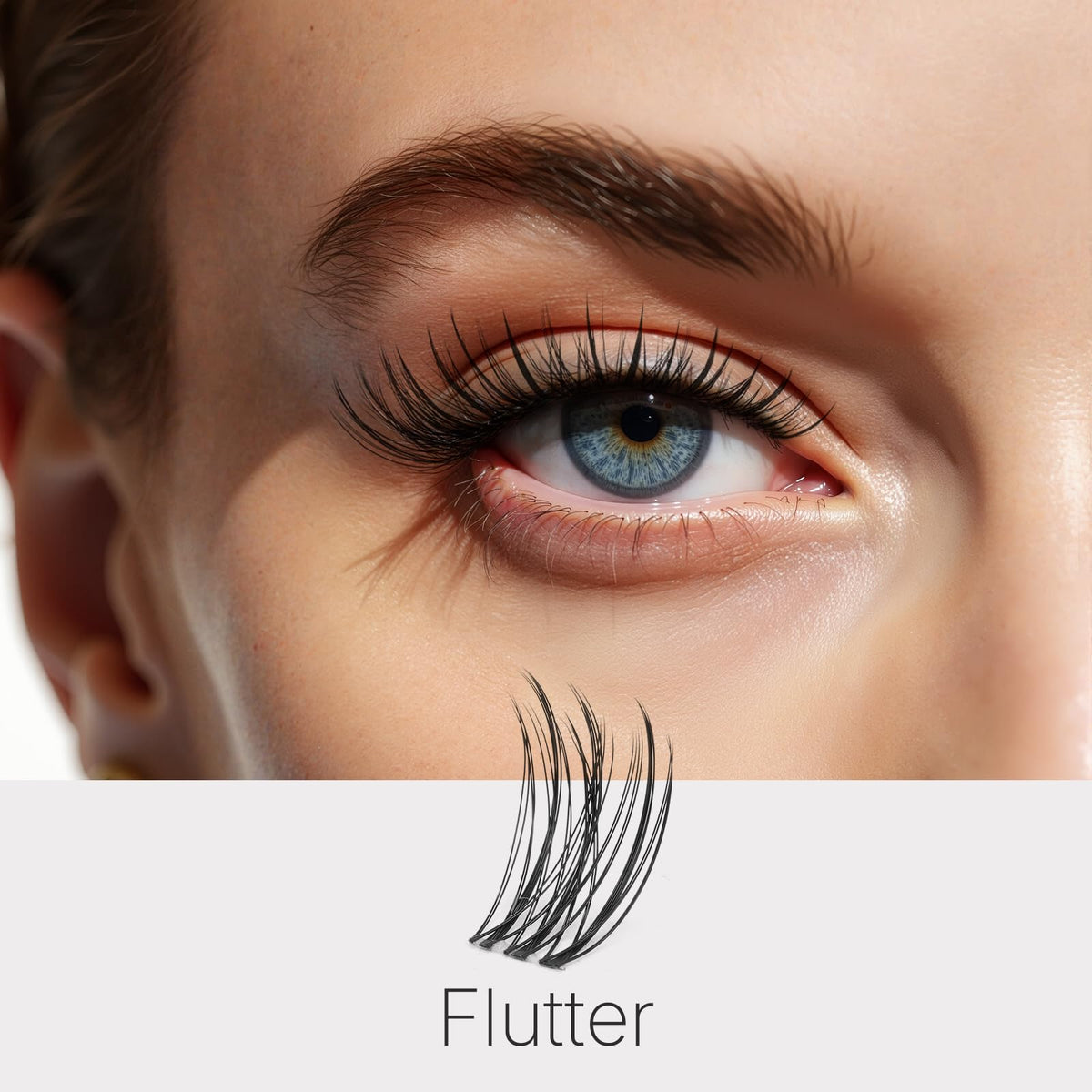 VEYESBEAUTY Lash Clusters 8-18mm tray with mixed lengths