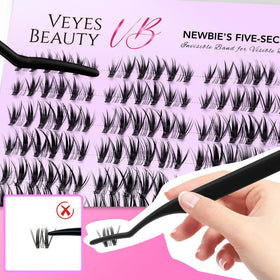 VEYESBEAUTY Lash Clusters in a lifestyle setting